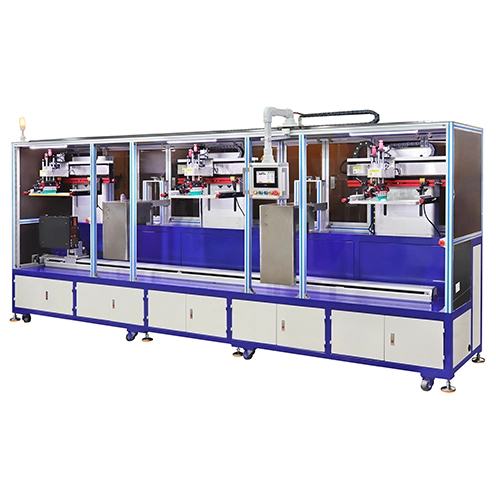 automatic flat bed screen printing