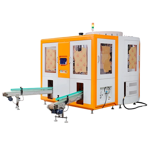 1 Color Servo Horizontal Turntabele Screen Printing Machine