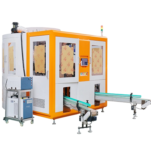 3 Color Servo Horizontal Turntabele Screen Printing Machine